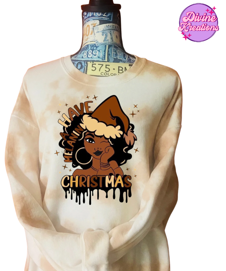 Melanin Crew Necks HAVE A MELANIN CHRISTMAS