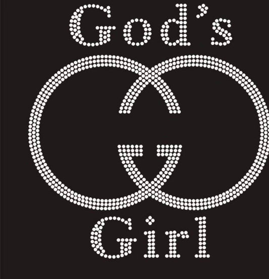Rhinestone Transfer - "God's Girl"